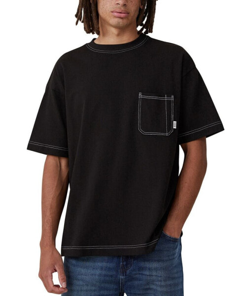 Men's Box Fit Pocket Crew Neck T-shirt