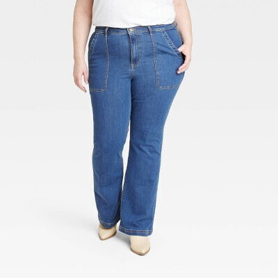 Women's Plus Size High-Rise Anywhere Flare Jeans - Knox Rose