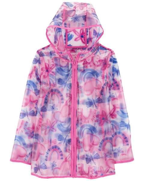 Kid Rainbow Rain Jacket 10