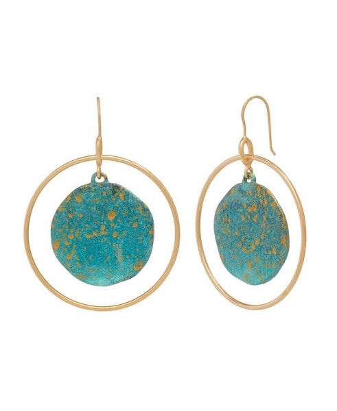 Women's Patina Orbital Earrings