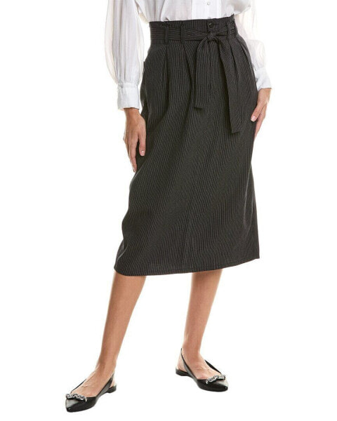 The Great The Trouser Wool-Blend Pencil Skirt Women's