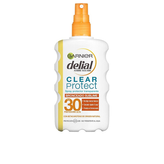 Garnier Delial Clear Protect Spray SPF30 Солнцезащитный спрей для тела с бета-каротином  200 мл