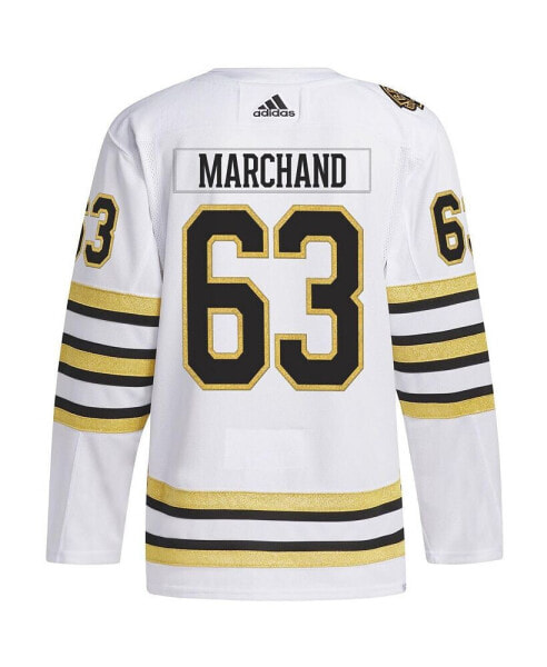 Men's Brad Marchand White Boston Bruins Authentic Player Jersey
