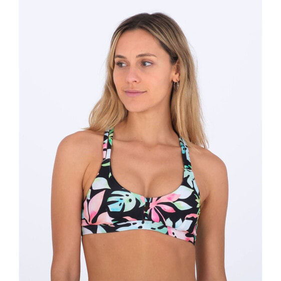 HURLEY Max Tropix Scoop Bikini Top