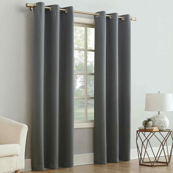 Mainstays Blackout Energy Efficient Grommet Single Curtain Panel Size 40W X 95L