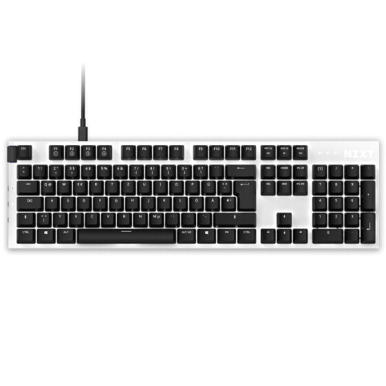 NZXT FUNCTION - USB - Mechanical - QWERTZ - Black - White