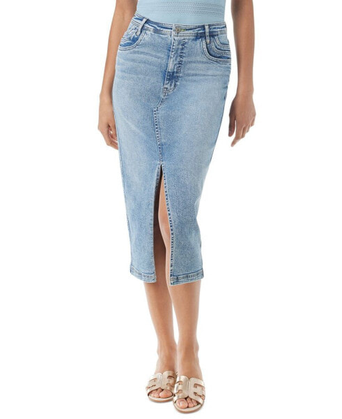 Women's Kori Denim Midi Skirt