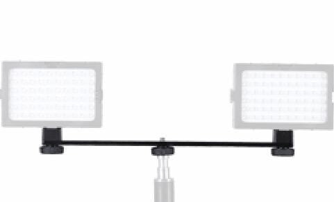Walimex Auxiliary Bracket 2-fold for Video light - 105 g - 20 mm - 300 mm - 30 mm