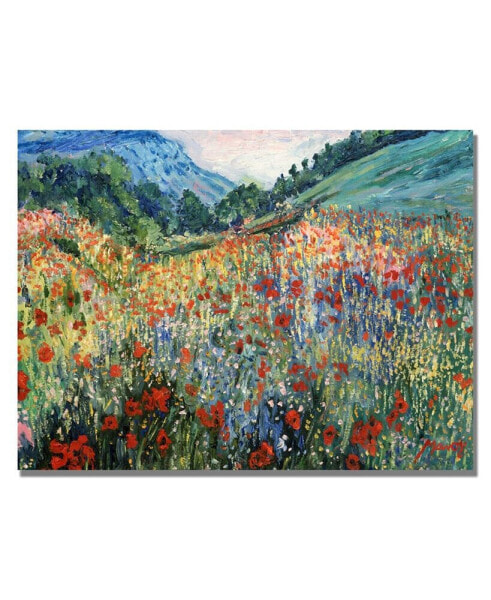 'Field of Wild Flowers' Canvas Art - 24" x 18"