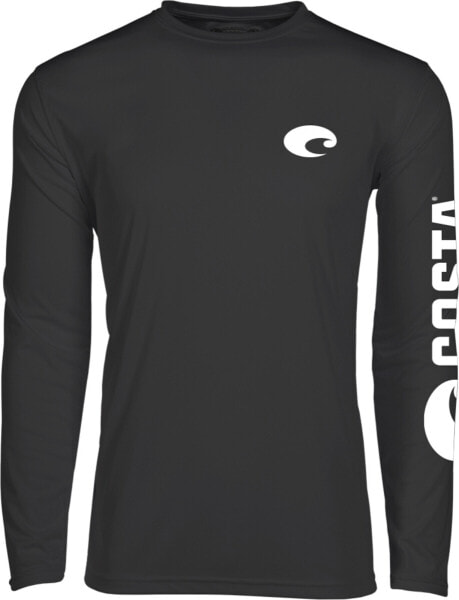 30% Off Costa Tech Performance Fishing Shirt - Gray - UPF 50- Pick Size