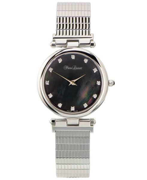 Наручные часы Stuhrling Legacy Black Leather, Silver-Tone Dial, Round Watch 46mm.