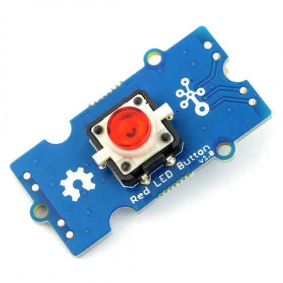 Электроника SeeedStudio Grove - кнопка с подсветкой - красная
