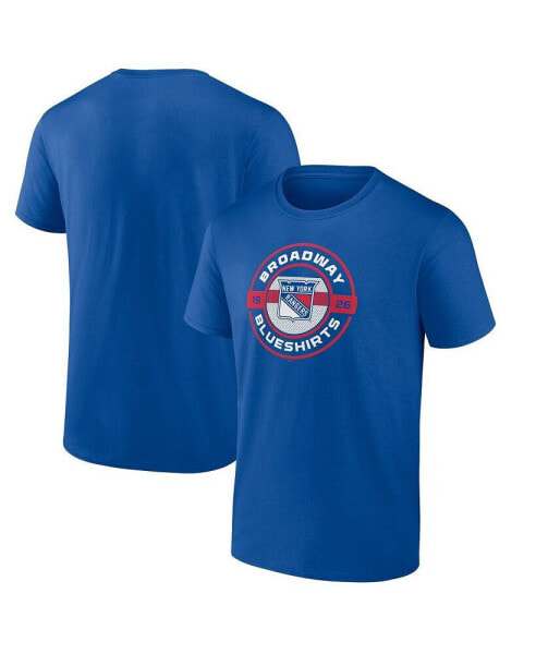 Branded Men's Blue New York Rangers Local Domain T-Shirt