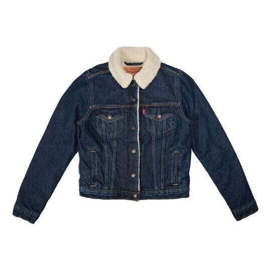 Levis Sherpa Womens Trucker Jacket Look Of Love 0013