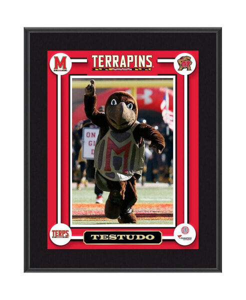 Maryland Terrapins Testudo Mascot 10.5'' x 13'' Sublimated Plaque