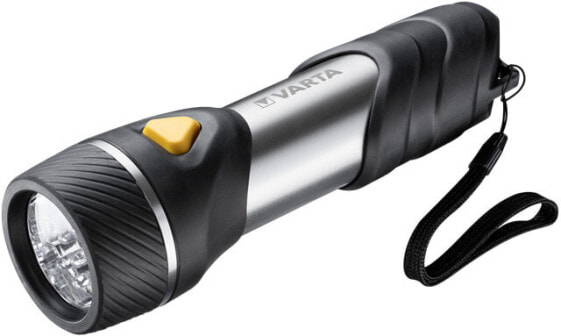 Varta Day Light Multi LED F30 - Hand flashlight - Black - Silver - Yellow - ABS synthetics - Aluminium - Rubber - LED - 14 lamp(s) - 70 lm