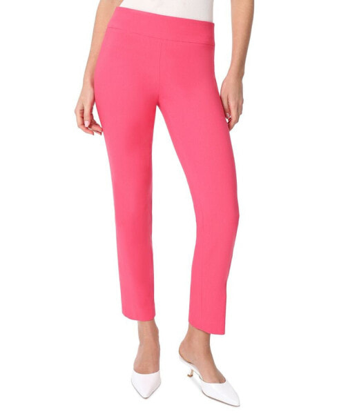 Women's Solid Stretch Twill Ankle Pants