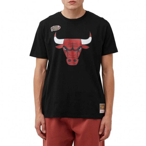 Mitchell & Ness NBA Chicago Bulls Team Logo Tee M BMTRINTL1051-CBUBLCK