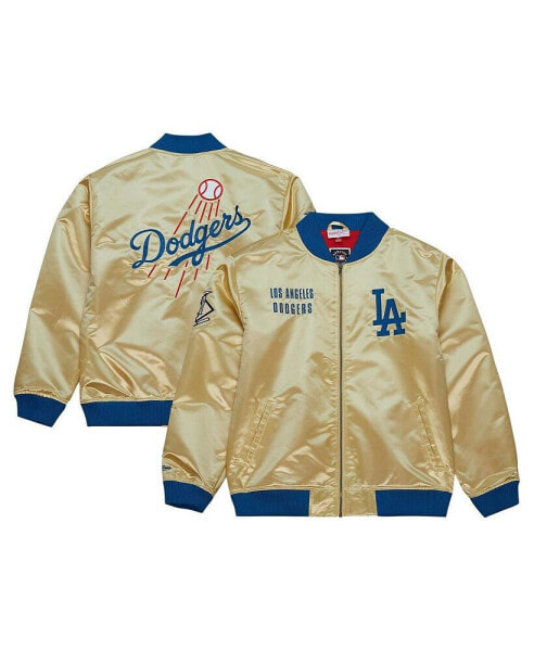 Men's Gold Los Angeles Dodgers OG 2.0 Lightweight Satin Full-Zip Jacket