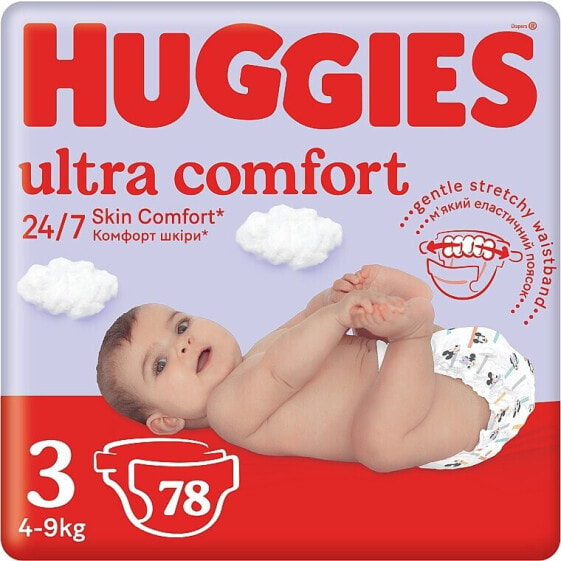 Windeln Ultra Comfort 4 - 9 kg Mega 78 St.