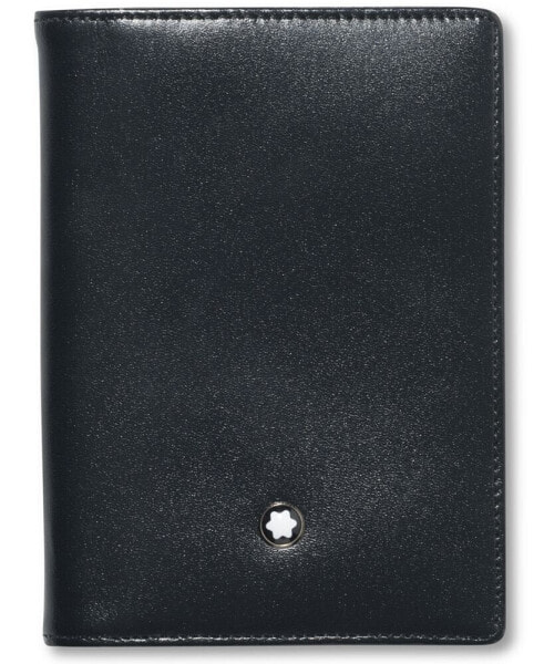 Black Leather Meisterstück Business Card Holder 7167