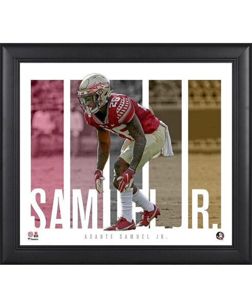 Asante Samuel Jr. Florida State Seminoles Framed 15" x 17" Player Panel Collage
