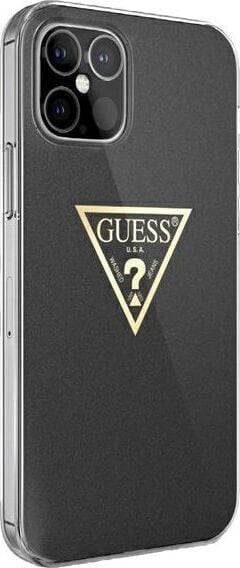 Guess Etui Guess Metallic Collection HardCase do iPhone 12 mini czarne