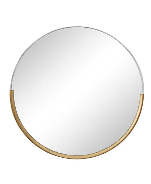 Modern Metal Wall Mirror, 30" x 31"