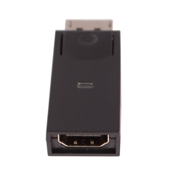 V7 Black Video Adapter DisplayPort Male to HDMI Female - 1 x 20-pin DisplayPort - 1 x 19-pin HDMI - Black