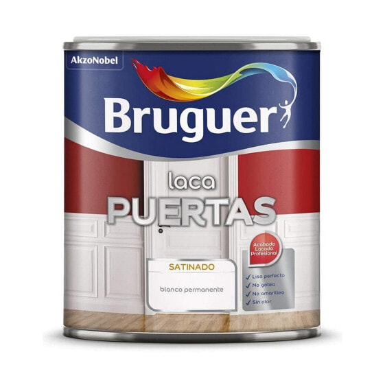 Лак для дверей Bruguer 5297935 сатин Permanent White 2,5 L