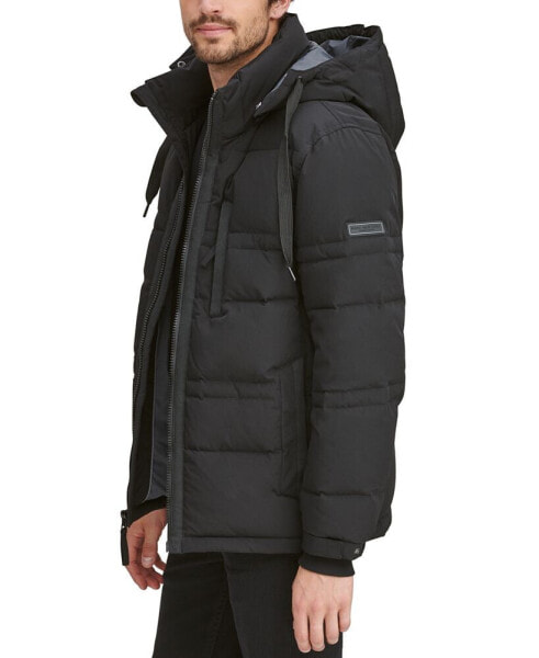 Men's Huxley Crinkle Down Jacket with Removable Hood