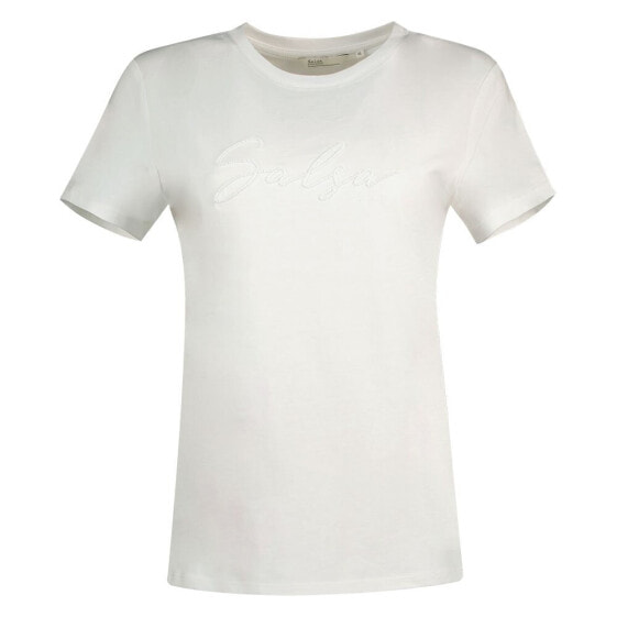 SALSA JEANS Logo Embroidery short sleeve T-shirt