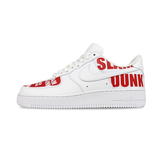 【定制球鞋】 Nike Air Force 1 Low 07 复古经典 防滑减震 低帮 板鞋 男款 白红 / Кроссовки Nike Air Force CW2288-111