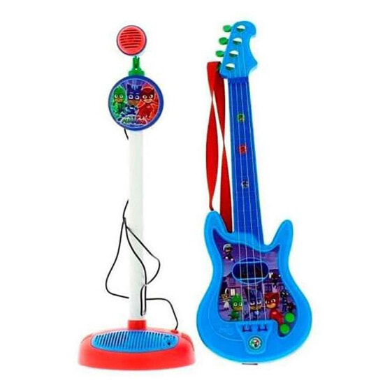 Детский музыкальный инструмент Набор гитары и микрофона PJ Masks Standing REIG MUSICALES