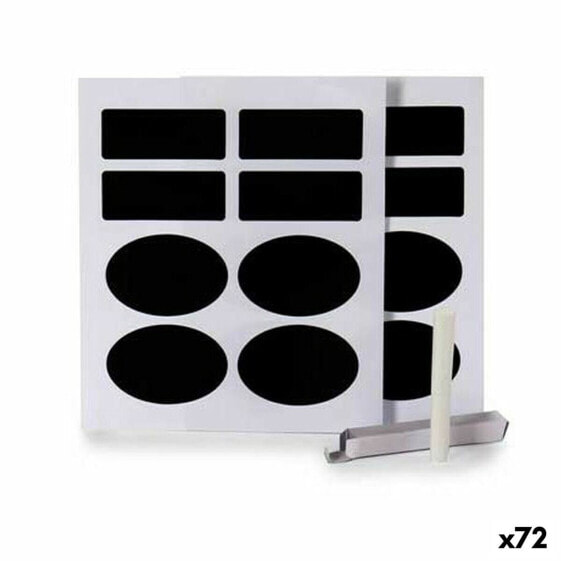 Stickers Set Black Board (72 Units)