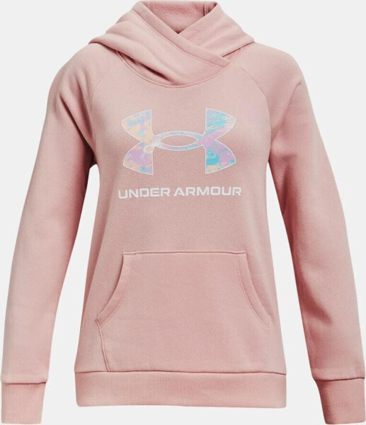 Under Armour Bluza UA Girl's Rival Logo Hoodie 1366399 676 1366399 676 różowy L