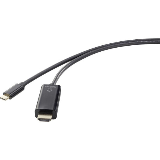 Renkforce RF-4531594 - 3 m - USB Type-C - HDMI - Male - Male - Straight