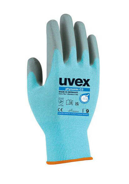 UVEX Arbeitsschutz 6008012, Blue, Grey, Adult, Adult, Unisex, 1 pc(s), Polyethylene, Elastane, Polyamide