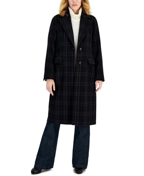 Women's Single-Breasted Wool Blend Coat, Created for Macy's