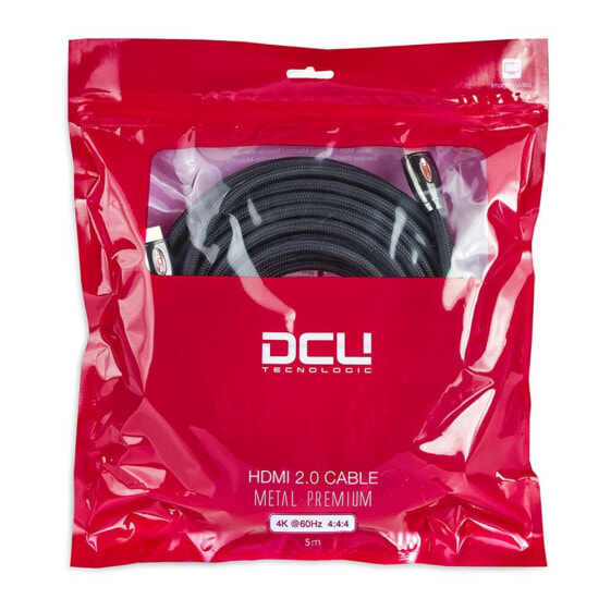 DCU Tecnologic Connection HDMI M-HDMI M Metal Premium 4K 5m 60Hz