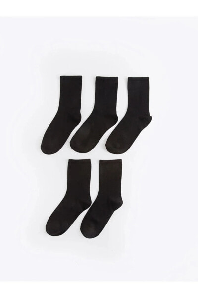 LCW DREAM Kadın Düz Soket Çorap 5'li Paket