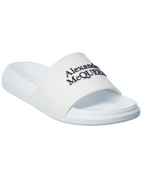 Alexander Mcqueen Pool Rubber Slide Men's