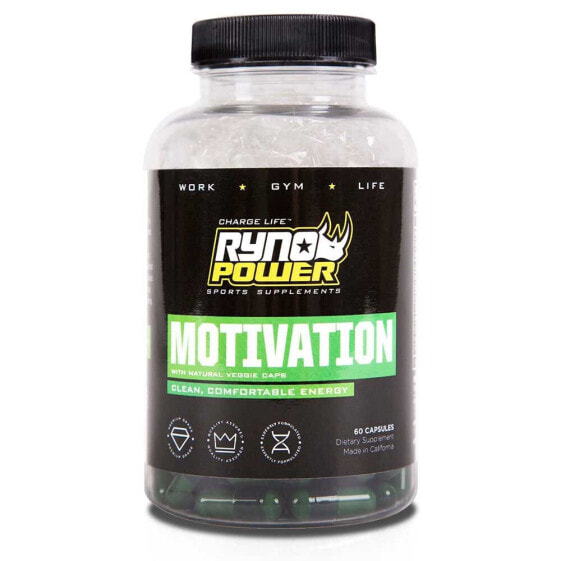 RYNO POWER MOT882 Unflavored Motivation Caps 60 Units