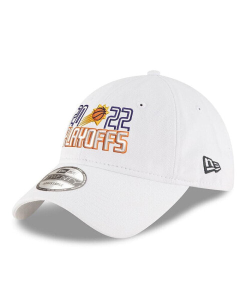 Men's White Phoenix Suns 2022 NBA Playoffs Bubble Letter 9TWENTY Adjustable Hat