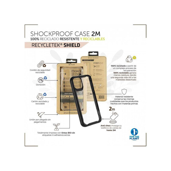 Чехол для смартфона MUVIT FOR CHANGE Shockproof 2m для iPhone 14 Pro Max
