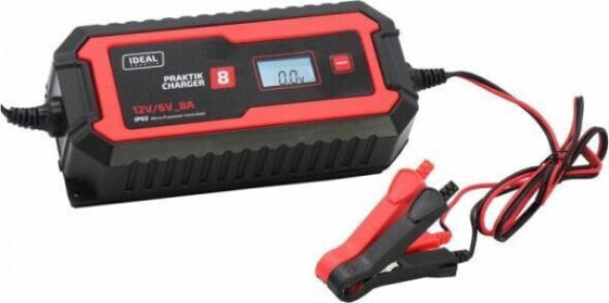 Ideal PROSTOWNIK INTELIGENTNY PRAKTIK CHARGER 8 LCD 6/12V