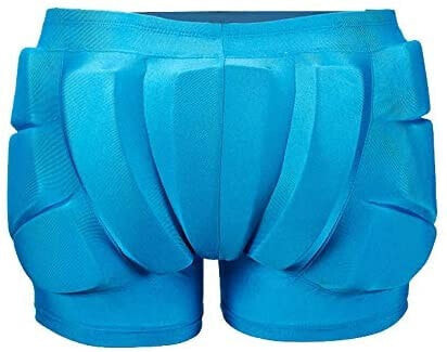 Reomoto Kinder Hüftschutz Pads Shorts Skifahren Skaten Snowboard Hüftschutz Pads EVA 3D gepolsterte Hüftknochenschutz Hose für Jugendliche