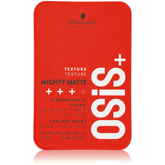 Strong matte hair cream OSiS Mighty Matte ( Strong Matte Cream) 100 ml