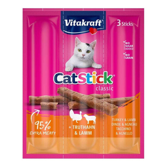 VITAKRAFT Cat Stick Turkey and lamb 18g cat treat