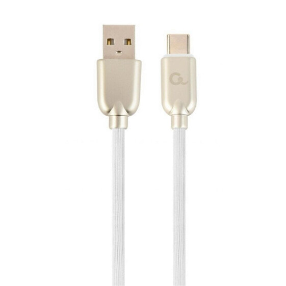Кабель USB-C — USB-C Cablexpert CC-USB2R-AMCM-2M-W Белый 2 м